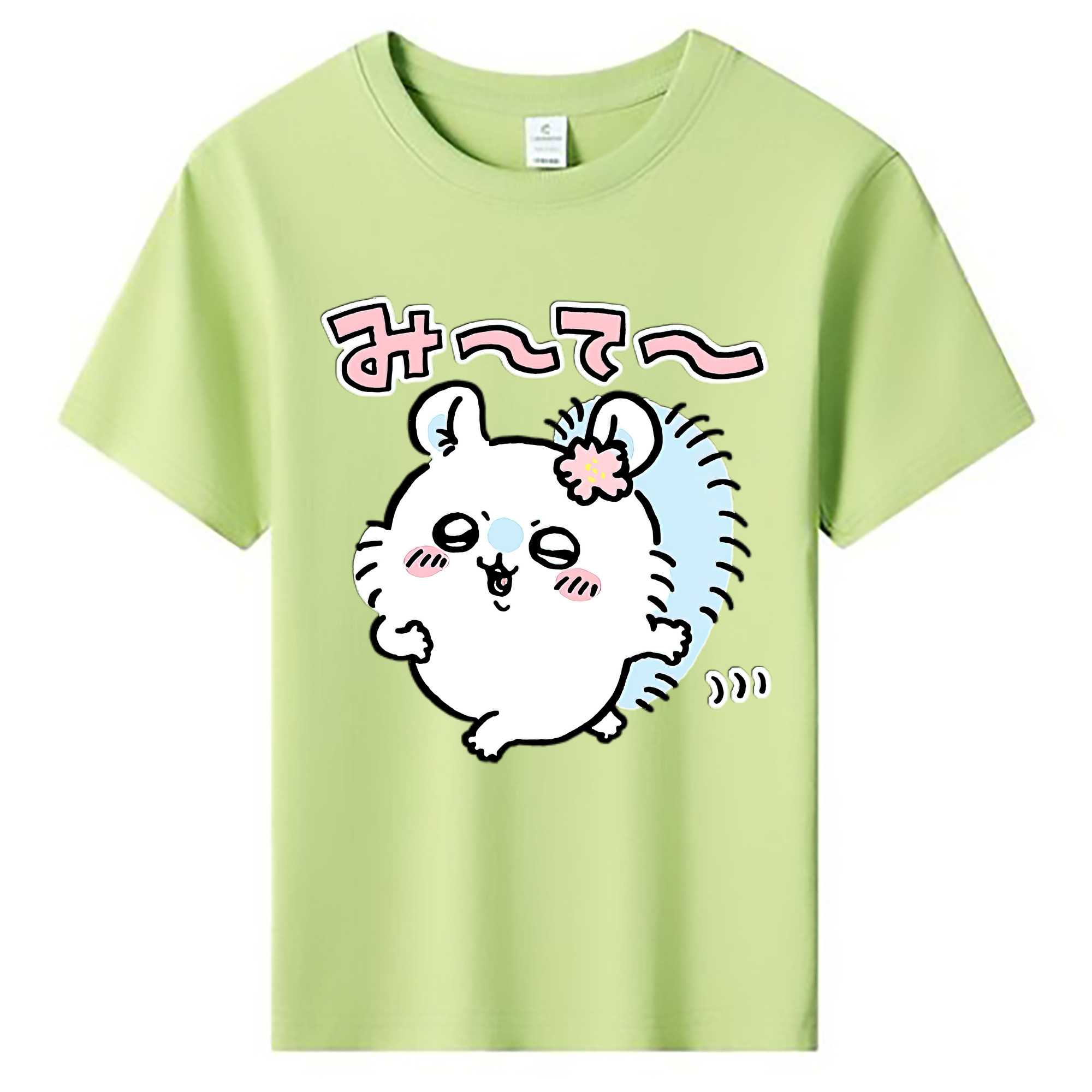 （画像用） ちいかわ モモンガ Chii-kawa Momonga 綿100％キッズTシャツ（フロントプリント）